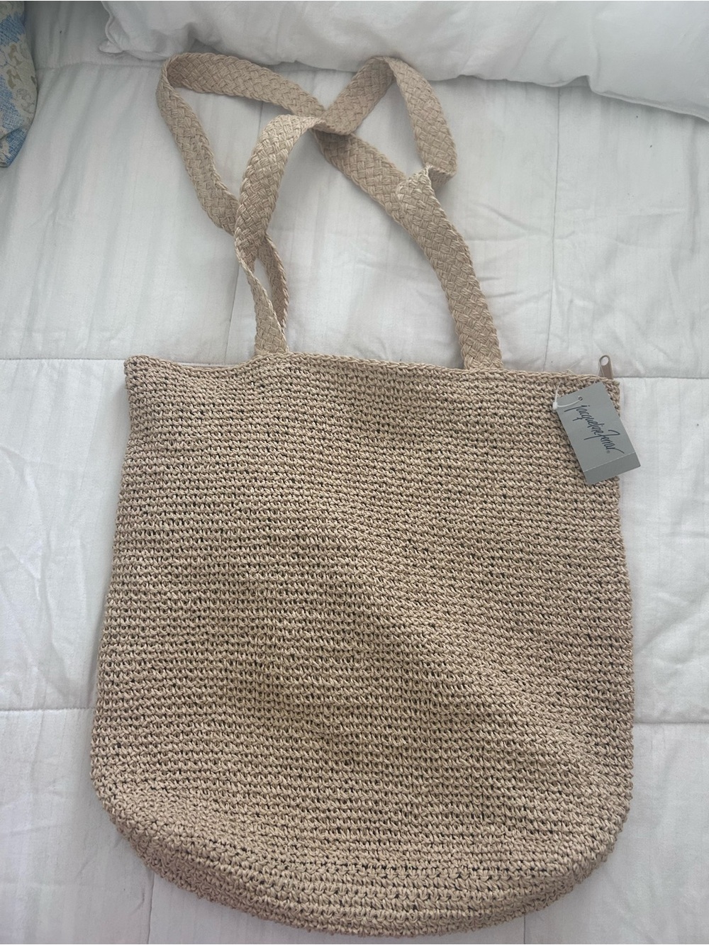 NWT Woven Straw Purse